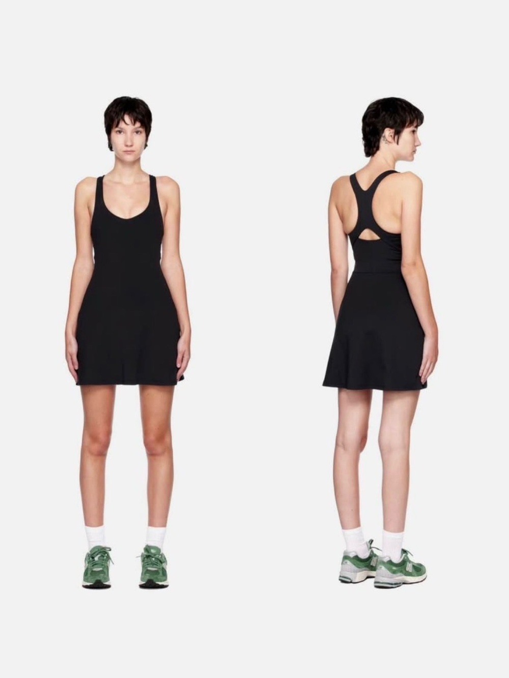 Girlfriend Collective Black Lola Active Dress Size L